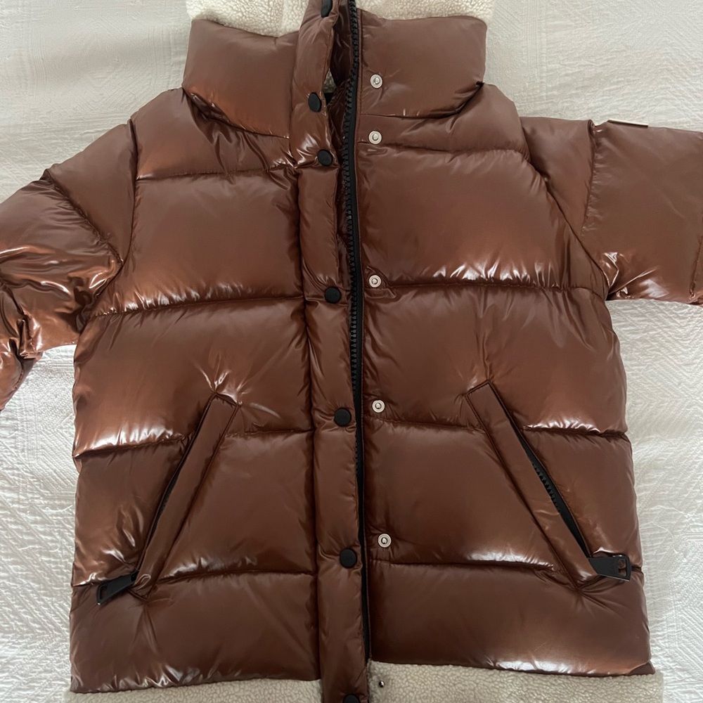 SAM. Women's Brown Puffer Jacket